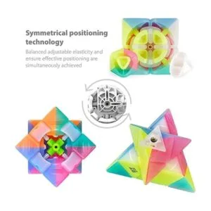 DFantiX Qiyi Juego de cubos de velocidad de gelatina_4