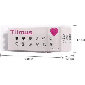 Tlimus Juego de sellos de metal de joyería 12 sellos de_4