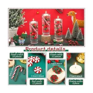 MTLEE 2124 piezas de perlas flotantes de relleno de jarrón_3