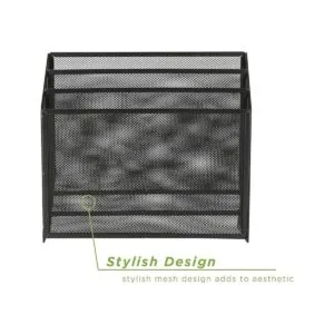 Mind Reader LETDIVBLK 3 niveles Jumbo soporte de malla_5