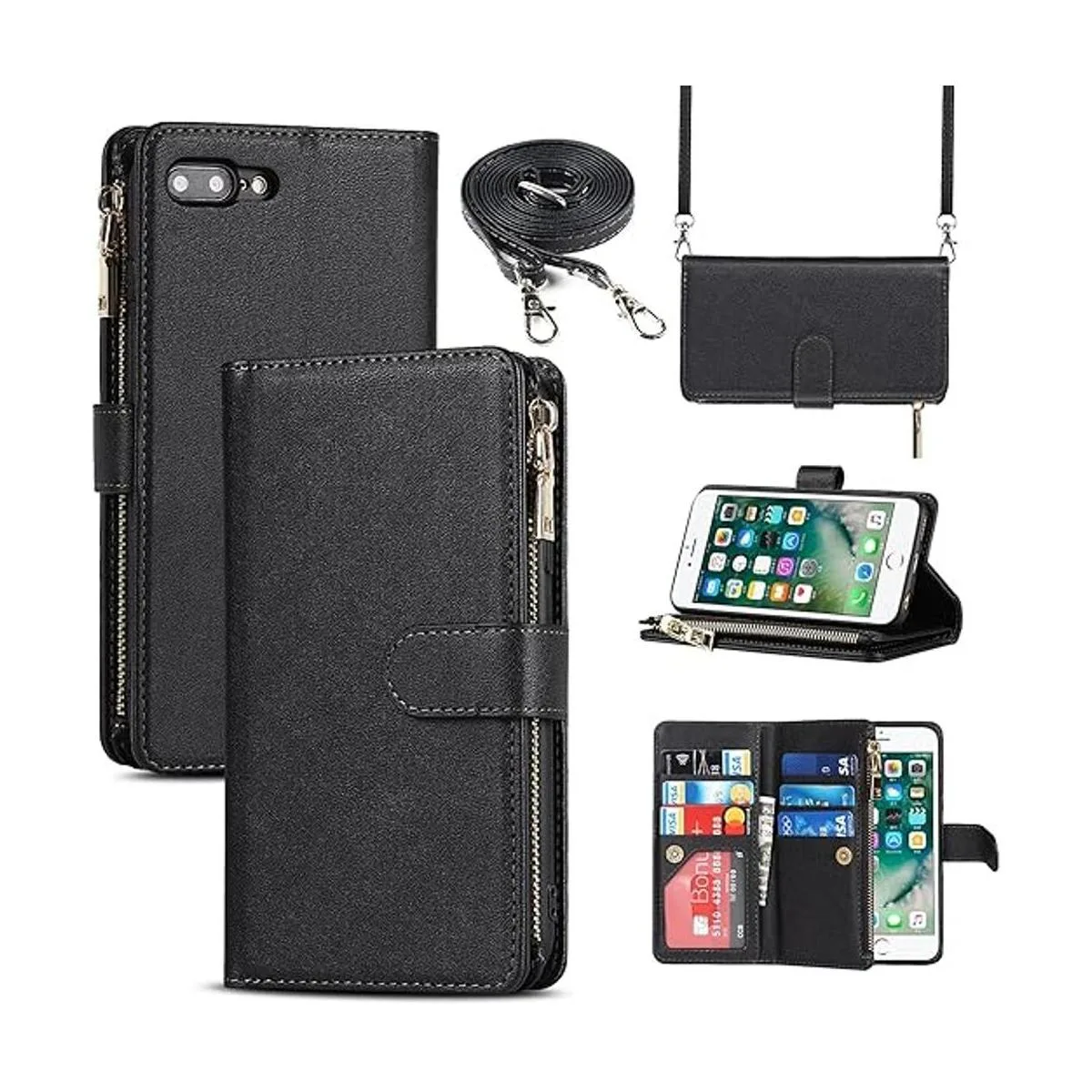 Jaorty Compatible con iPhone 7 PlusiPhone 8 Plus 9_1