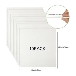 10 piezas de papel de fibra de cerámica de 11 x 12 x 0.12_2