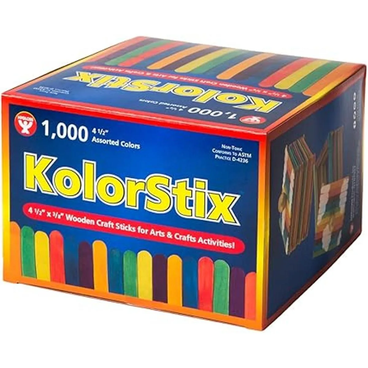 Hygloss 73100 Kolorstix Palos de manualidades de colores_6