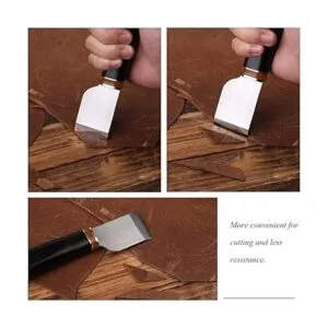 Cuchillo de corte de cuero cuchillo de cuero con mango de_5