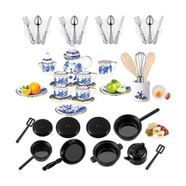 47 accesorios de cocina de casa de muñecas en miniatura_1