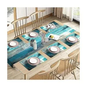 TQFZP Juego de 6 manteles individuales abstractos de color_5