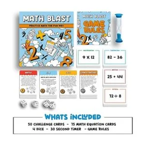 Math Blast Juego de matemáticas para niños de 8 a 12 años_3