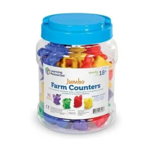 Learning Resources Contadores de granja jumbo 30 piezas_6