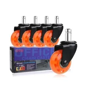 8T8 Ruedas de silla mejoradas de 2 pulgadas rollo suave y_3