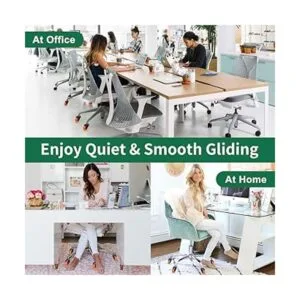 8T8 Ruedas de silla mejoradas de 2 pulgadas rollo suave y_5