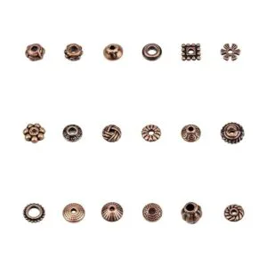 PH PandaHall 540pcs 18 estilos de cuentas espaciadoras de_6