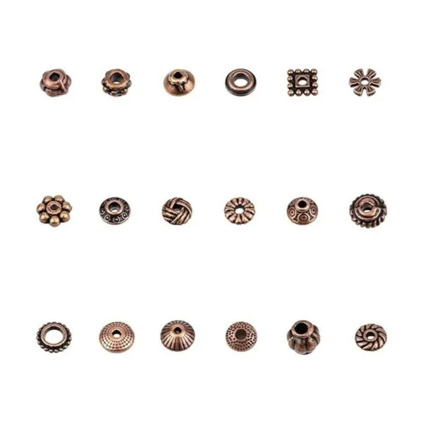 PH PandaHall 540pcs 18 estilos de cuentas espaciadoras de_6