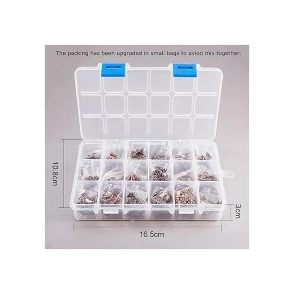 PH PandaHall 540pcs 18 estilos de cuentas espaciadoras de_7