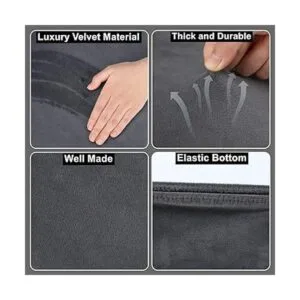 Funda elástica de terciopelo para tapa de inodoro y tapa_3