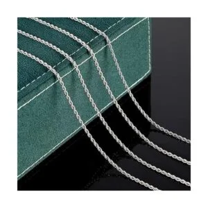 UMAOKANG Cadena de plata de 32.8 pies para hacer joyas_4