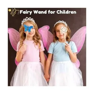 Pllieay El kit de varitas de hadas de princesa incluye 18_5