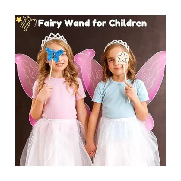 Pllieay El kit de varitas de hadas de princesa incluye 18_5