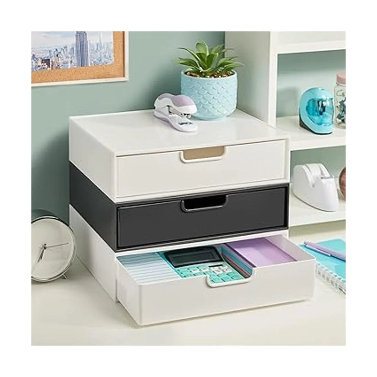 STORi STAX Cajón organizador apilable de plástico en_6