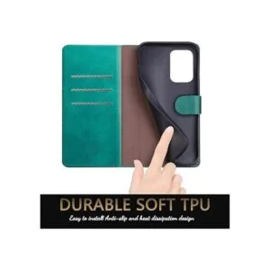 SUANPOT Funda de cuero para Samsung Galaxy A52 4G y 5G con_5