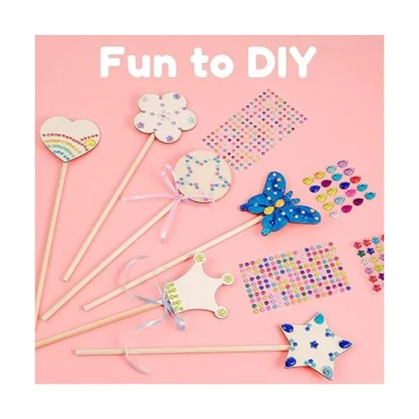 Pllieay El kit de varitas de hadas de princesa incluye 18_3