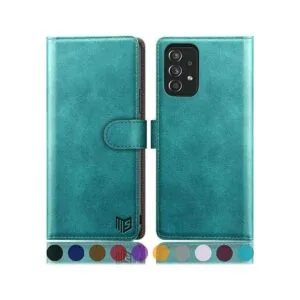 SUANPOT Funda de cuero para Samsung Galaxy A52 4G y 5G con_1