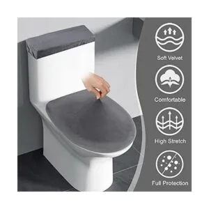 Funda elástica de terciopelo para tapa de inodoro y tapa_2