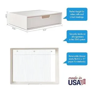 STORi STAX Cajón organizador apilable de plástico en_5