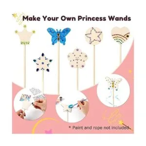 Pllieay El kit de varitas de hadas de princesa incluye 18_4