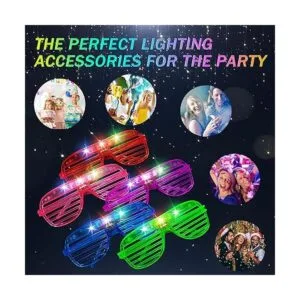 SHQDD Paquete de 22 vasos con varillas brillantes 5_5