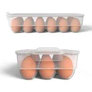 Paquete de 3 soportes para huevos de plástico para_3
