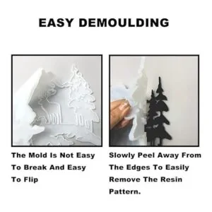 Molde de resina para decoración de pared familiar de_4