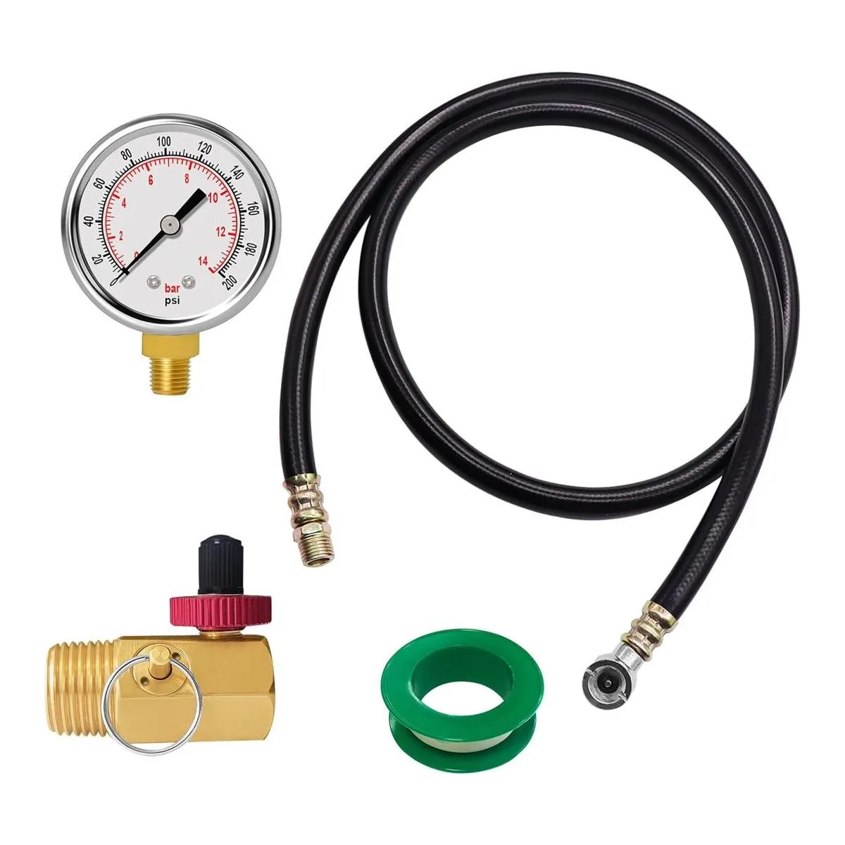 GODESON Kit de válvula de tanque de aire con calibre el_1