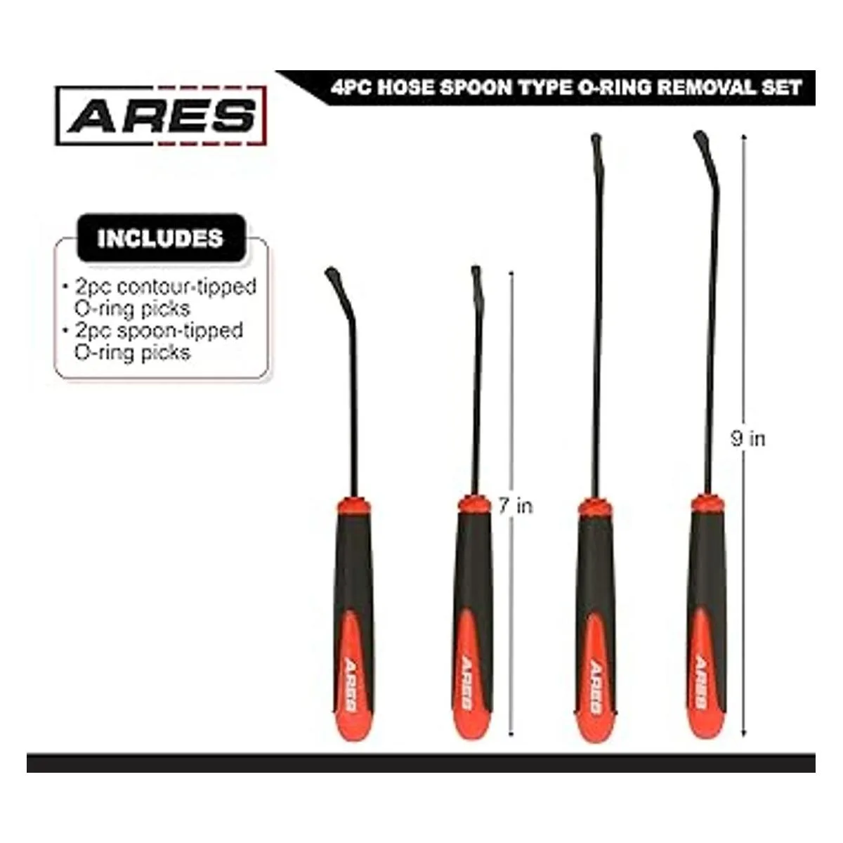 ARES 10037 Juego de 4 piezas de manguera tipo cuchara y_2