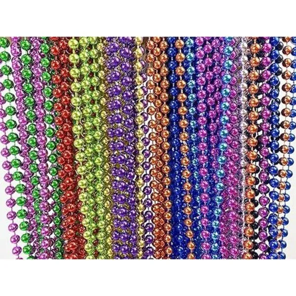 GIFTEXPRESS Paquete de 72 cuentas de Mardi Gras a granel_3