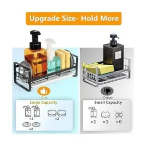 FANGSUN Soporte de esponja grande para fregadero de_2