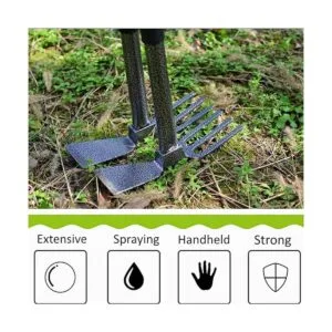 ZOG Herramienta de jardín combinada de excavadora y azada_5