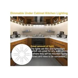 LPHUMEX Iluminación flexible para debajo del gabinete_5