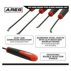 ARES 10037 Juego de 4 piezas de manguera tipo cuchara y_3