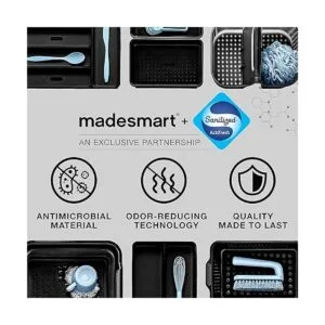 madesmart Bandeja antimicrobiana clásica pequeña para_5