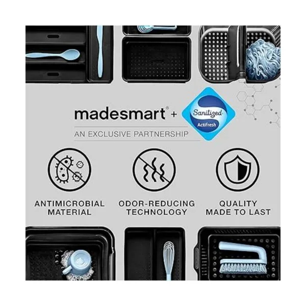 madesmart Bandeja antimicrobiana clásica pequeña para_5
