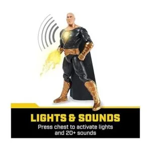 DC Comics Power Punch Black Adam Figura de acción de 12_3