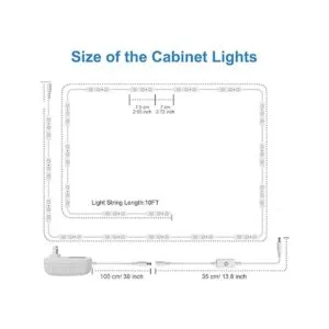 LPHUMEX Iluminación flexible para debajo del gabinete_2