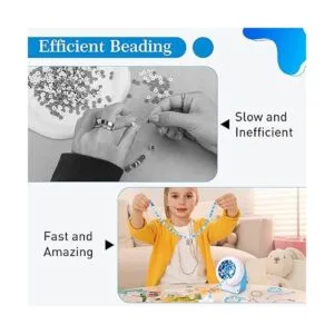 Tilhumt Spinner de cuentas de arcilla giratorio eléctrico_3