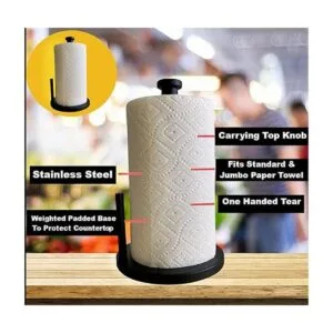 Steelware Central Toallero de papel de acero inoxidable_3