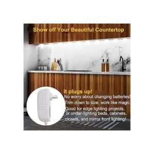 LPHUMEX Iluminación flexible para debajo del gabinete_6