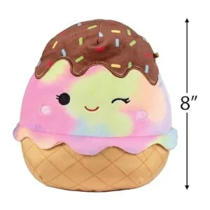 Squishmallow Helado Glady The Rainbow de 8 pulgadas_4