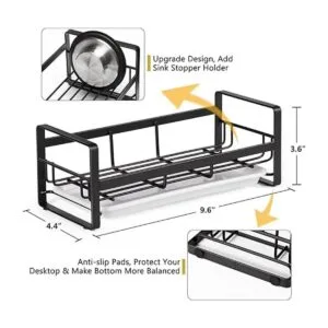 FANGSUN Soporte de esponja grande para fregadero de_4