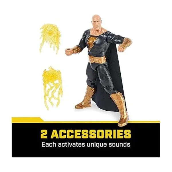 DC Comics Power Punch Black Adam Figura de acción de 12_4