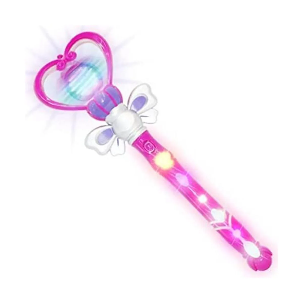 ArtCreativity Varita de juguete de corazón con luz púrpura_1