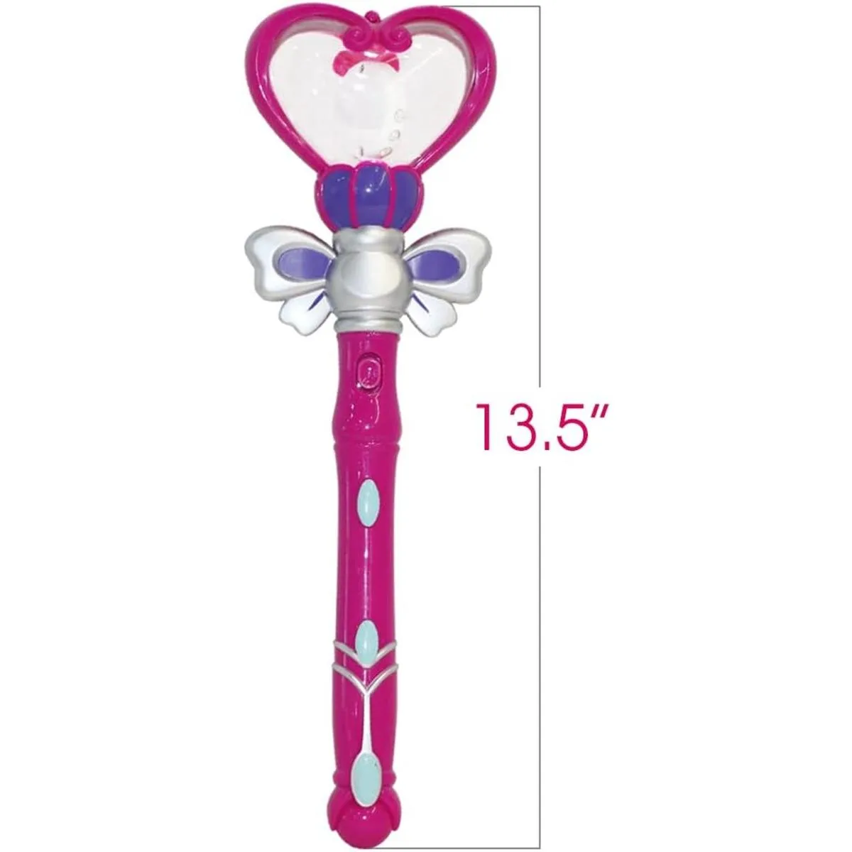 ArtCreativity Varita de juguete de corazón con luz púrpura_3